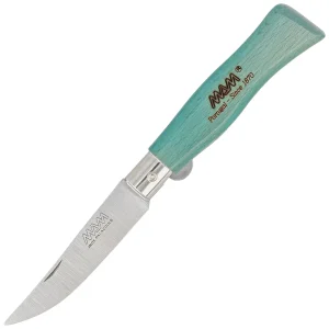 Nóż składany MAM Douro Blade Lock Turquoise Beech Wood, Inox HW, Satin 420 (2006-TU)-1