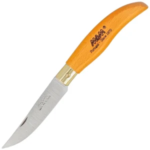 Nóż składany MAM Iberica S Orange Beech Wood, Brass HW, Satin 420 (2010-OR)-1