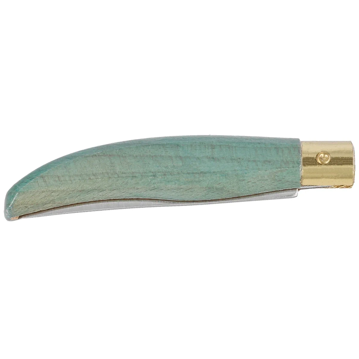 Nóż składany MAM Iberica S Turquoise Beech Wood, Brass HW, Satin (2010-TU) 2 Nóż składany MAM Iberica S Turquoise Beech Wood, Brass HW, Satin (2010-TU)-2