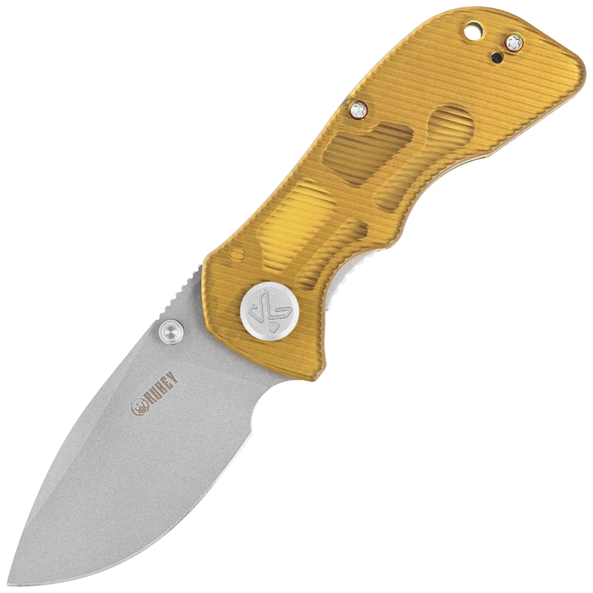 Nóż składany Kubey Karaji KU180H Clear Ultem, Bead Blasted 14C28N 1 Nóż składany Kubey Karaji KU180H Clear Ultem, Bead Blasted 14C28N-1
