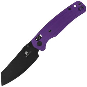 Nóż składany Bestechman Cicada's Wing Purple G10, Black 10Cr15MoV (BMK06B)-1