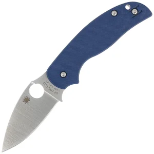 Nóż składany Spyderco Sage 5 Cobalt Blue G10, Satin CPM SPY27 by Sal Glesser (C123GPCBL)-1