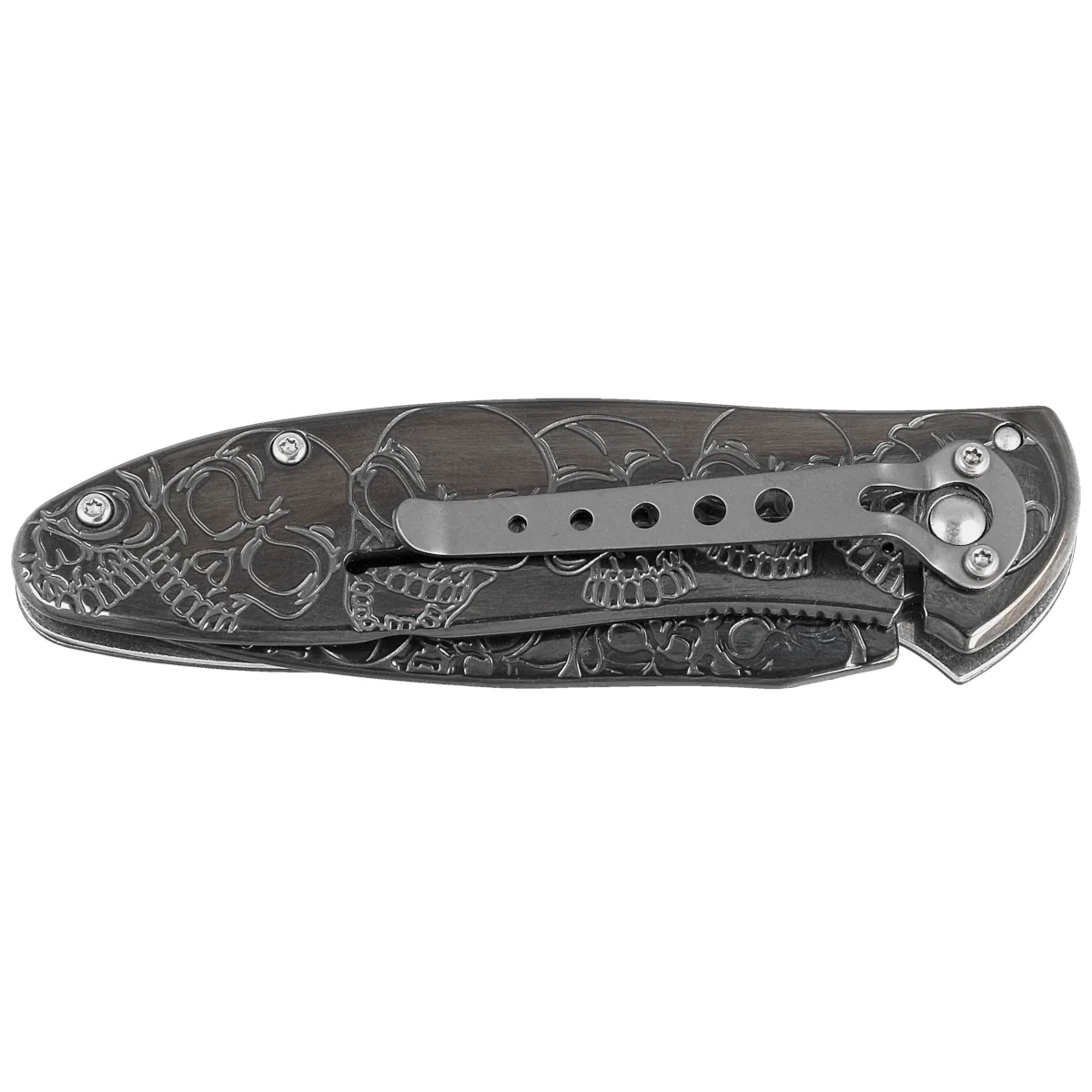 Nóż składany Herbertz CJH Skulls Stainless Steel, Titanium Coated 420 (10000355) 2 Nóż składany Herbertz CJH Skulls Stainless Steel, Titanium Coated 420 (10000355)-2