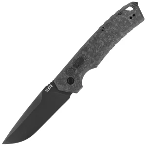 Nóż automatyczny Tekto A3 Delta D/P Forged Carbon Fiber, Black D2-1