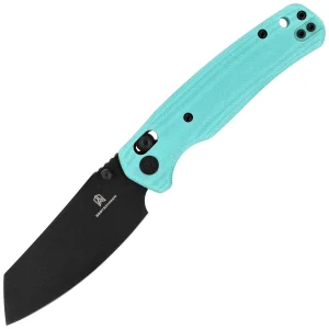 Nóż składany Bestechman Cicada's Wing Light Blue G10, Black PVD 10Cr15MoV (BMK06J)-1