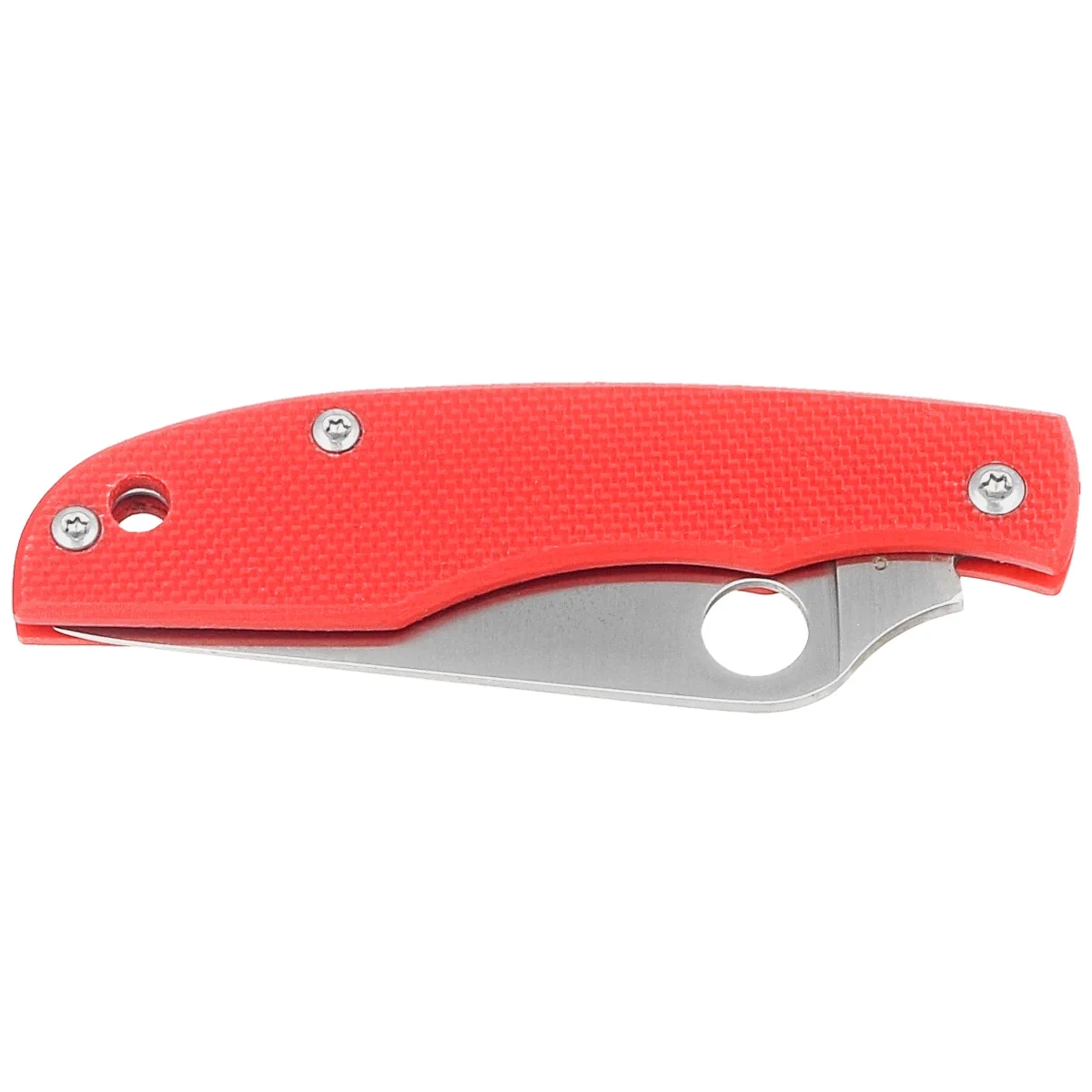 Nóż składany Spyderco Grasshopper Red G10, Satin 12C27 (C138GRDP) 2 Nóż składany Spyderco Grasshopper Red G10, Satin 12C27 (C138GRDP)-2