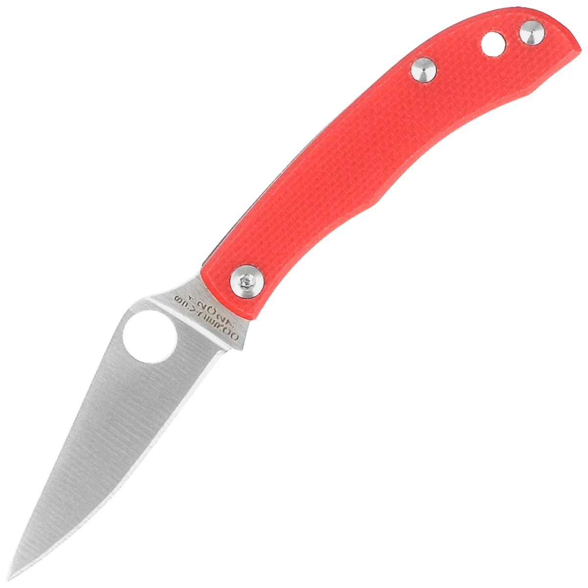 Nóż składany Spyderco Honeybee Red G10, Satin 12C27 (C137GRDP) 1 Nóż składany Spyderco Honeybee Red G10, Satin 12C27 (C137GRDP)-1