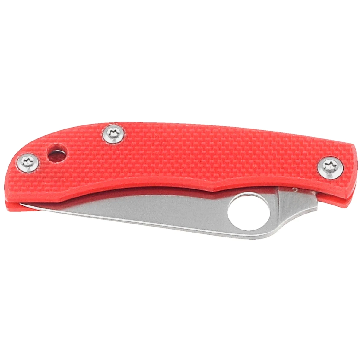 Nóż składany Spyderco Honeybee Red G10, Satin 12C27 (C137GRDP) 2 Nóż składany Spyderco Honeybee Red G10, Satin 12C27 (C137GRDP)-2
