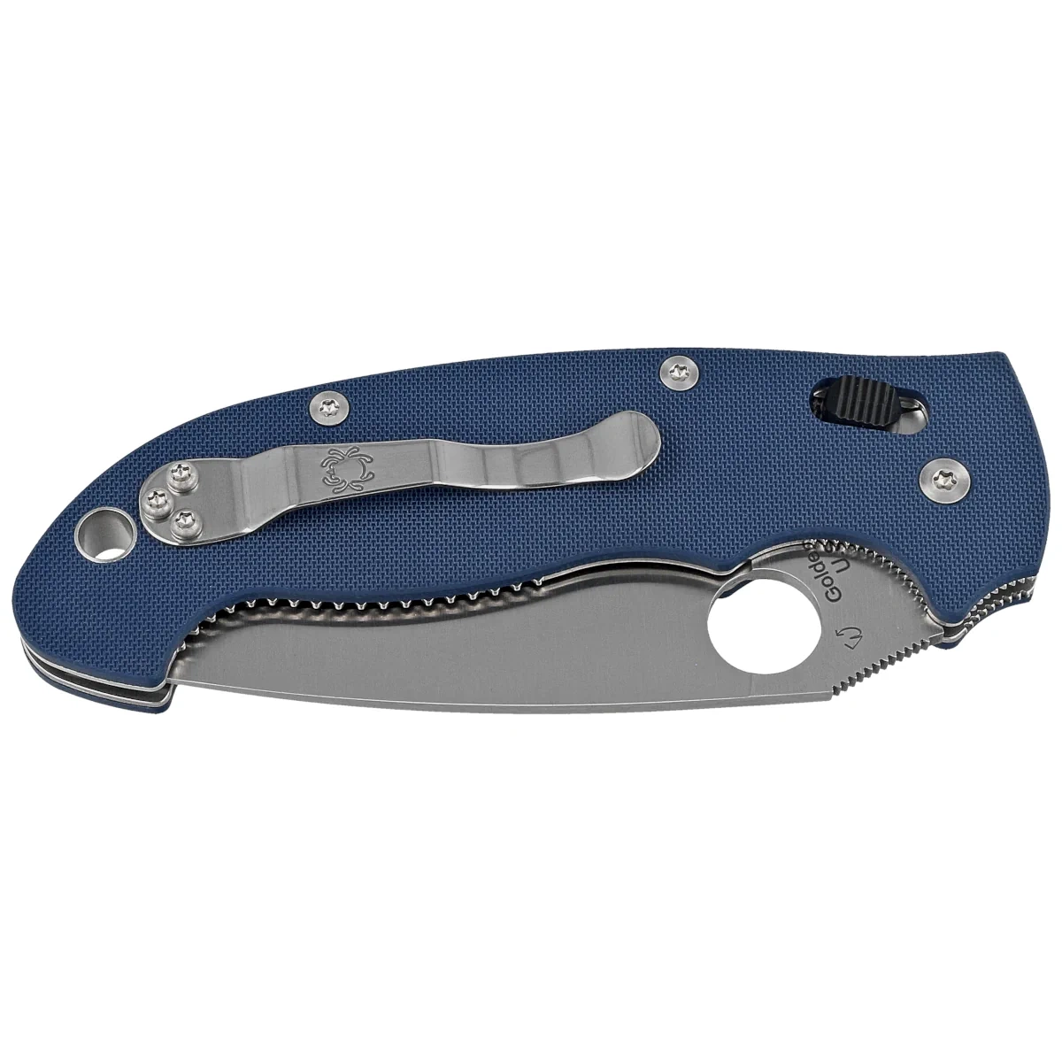 Nóż składany Spyderco Manix 2 XL Cobalt Blue, Satin CPM SPY27 by Eric Glesser (C95GPCBL2) 2 Nóż składany Spyderco Manix 2 XL Cobalt Blue, Satin CPM SPY27 by Eric Glesser (C95GPCBL2)-2