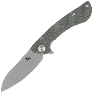 Nóż składany BlackFox Dripper OD Green Canvas Micarta, Stonewashed VG-10 (BF-771 MOD)-1