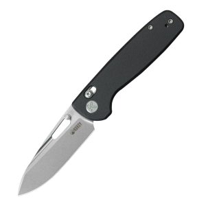 Nóż składany Kubey Bluff KU248F Black G10, Sandblasted 14C28N by Garet Caronna-1