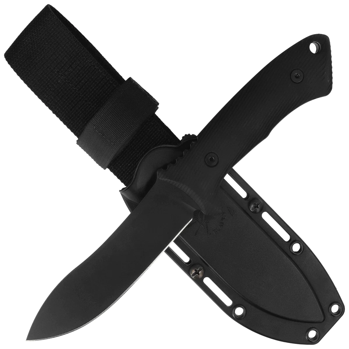 Nóż Spartan Blades Harsey Nessmuk Black Polymer, Black 1095 Cro-Van by William W. Harsey (SBSL005BK) 2 Nóż Spartan Blades Harsey Nessmuk Black Polymer, Black 1095 Cro-Van by William W. Harsey (SBSL005BK)-2