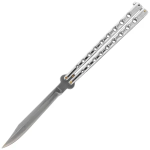 Nóż składany motylek Martinez Albainox Big Balisong Chrom Zamak, Mirror 3Cr13Mov (02052-C)-1