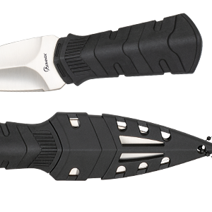 Nóż na szyję Martinez Albainox Black Polypropylene/Fiberglass, Satin 3Cr13Mov (32648)-1