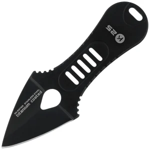 Nóż na szyję K25 RK-32759 Black Steel, Black Titanium 7Cr17Mov-1