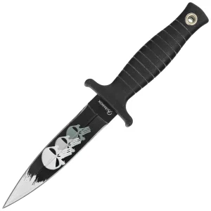 Nóż boot Martinez Albainox 3D Skull Black ABS, Black 3Cr13Mov (32617)-1
