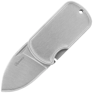 Nóż składany Martinez Albainox Dog Tag Satin Steel, Satin 3Cr13Mov (18654)-1