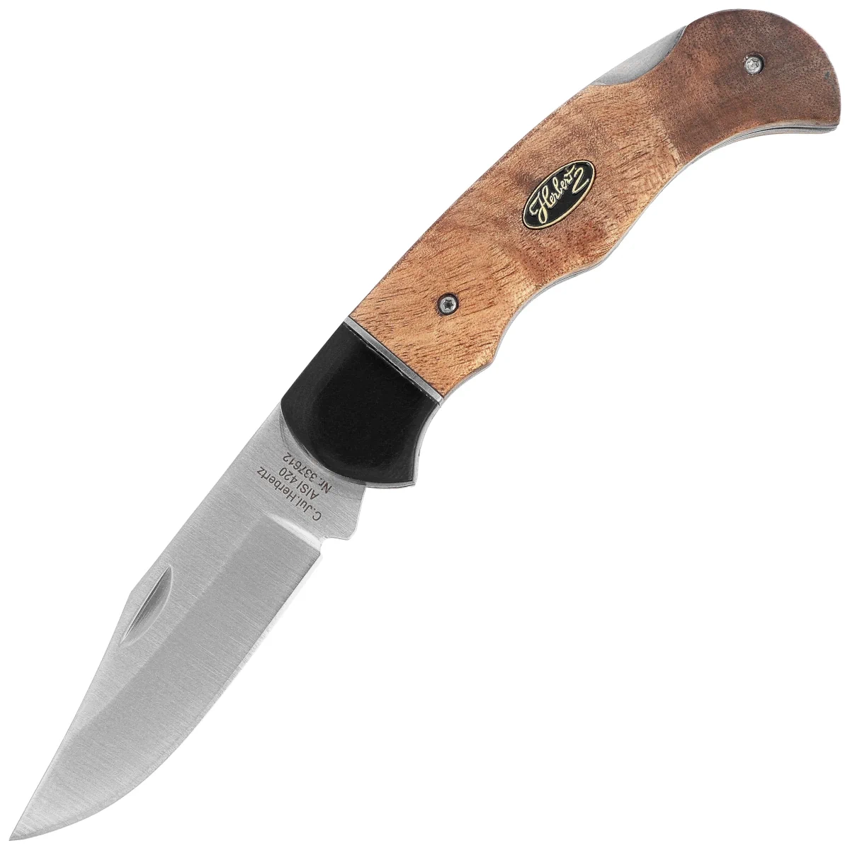 Nóż składany Herbertz CJH Burl Wood, Satin 420 (337612) 1 Nóż składany Herbertz CJH Burl Wood, Satin 420 (337612)-1