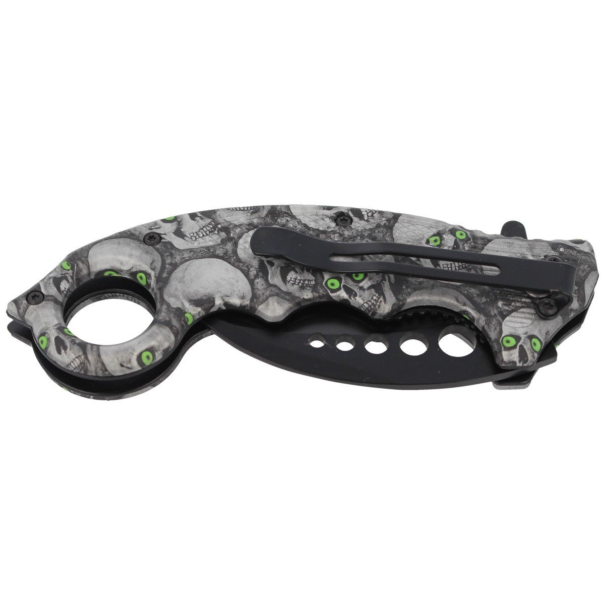 Nóż składany Herbertz CJH Karambit Skulls ABS, Black 420 (ART000137) 2 Nóż składany Herbertz CJH Karambit Skulls ABS, Black 420 (ART000137)-2