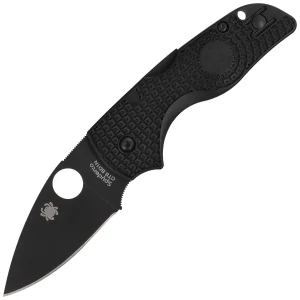 Nóż składany Spyderco Lil' Native Lightweight Black FRN, Black DLC CTS BD1N by Eric Glesser (C230PBBK)-1