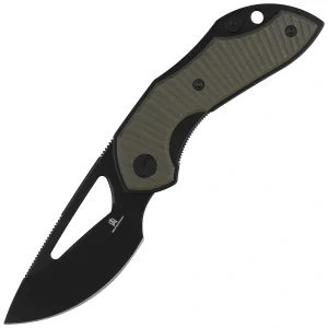 Nóż składany Bestechman Triassic OD Green G10, Black PVD 14C28N by Denis Simonutti (BMK17D)-1