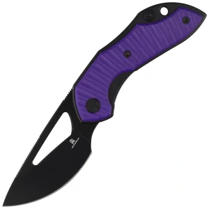 Nóż składany Bestechman Triassic Purple G10, Black PVD 14C28N by Denis Simonutti (BMK17C)-1