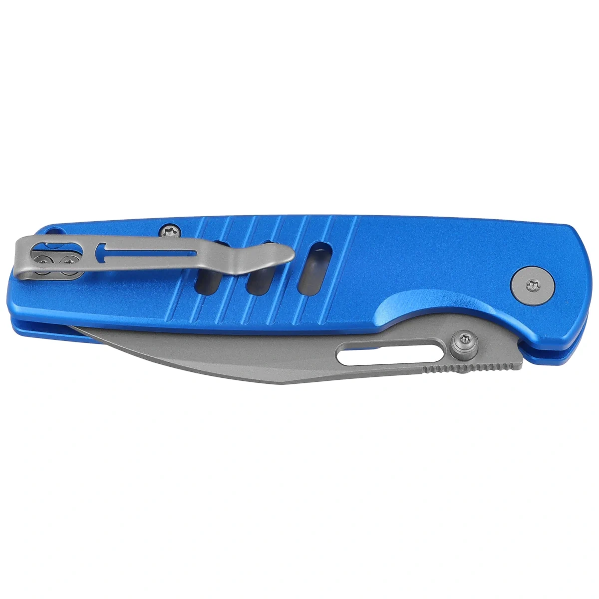 Nóż składany Bestechman Vector Blue Aluminium, Bead Blasting D2 (BMK15D) 2 Nóż składany Bestechman Vector Blue Aluminium, Bead Blasting D2 (BMK15D)-2