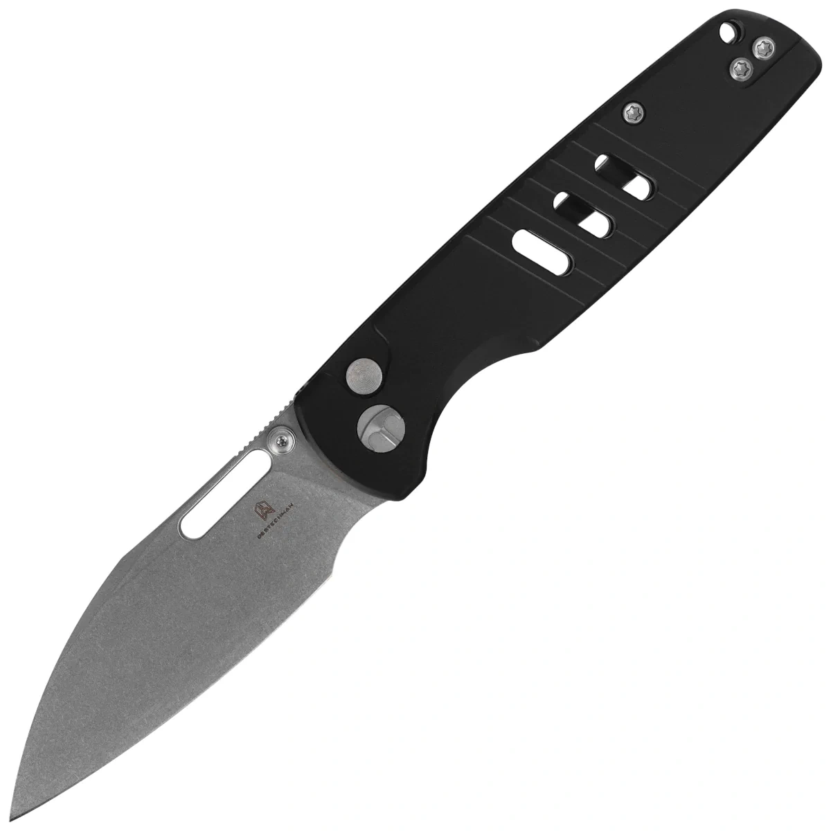 Nóż składany Bestechman Vector Black Aluminium, Stonewashed D2 (BMK15A) 1 Nóż składany Bestechman Vector Black Aluminium, Stonewashed D2 (BMK15A)-1