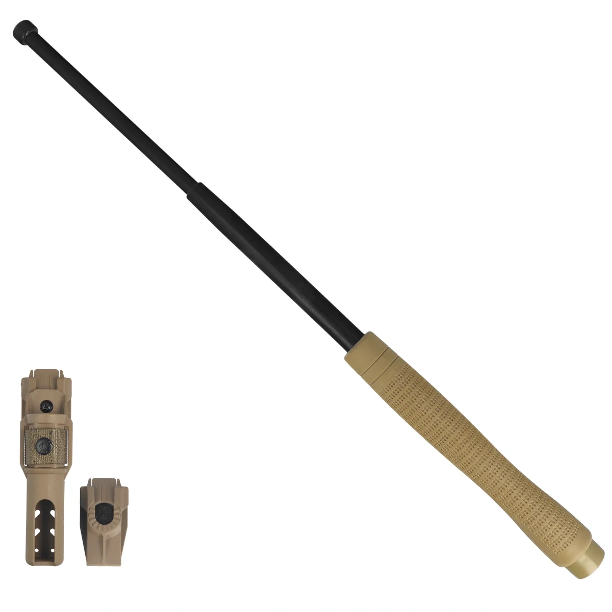 Pałka teleskopowa hartowana ESP Ergonomic 23'' Khaki (ExB-23HE-KH BH-55) 1 Pałka teleskopowa hartowana ESP Ergonomic 23'' Khaki (ExB-23HE-KH BH-55)-1