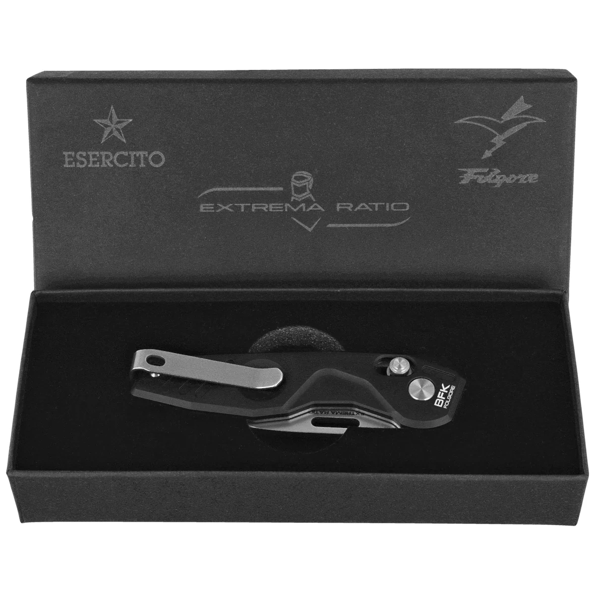 Nóż składany Extrema Ratio BFK Zero Folgore Black Aluminium, Stonewashed VG-10 (04.1000.0174/VG10/SW/BK/F) 3 Nóż składany Extrema Ratio BFK Zero Folgore Black Aluminium, Stonewashed VG-10 (04.1000.0174/VG10/SW/BK/F)-3