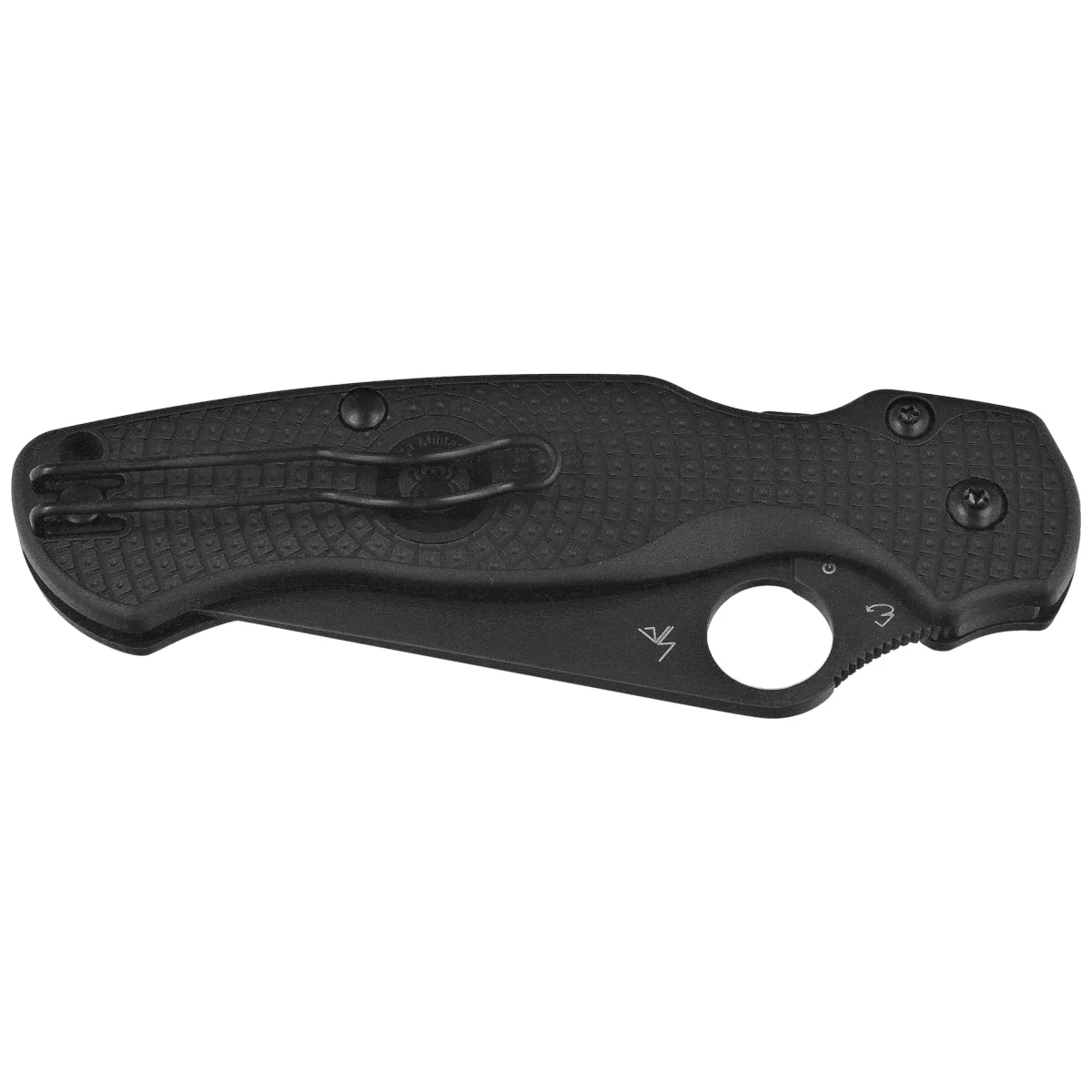 Nóż składany Spyderco Para Military 2 Lightweight Black FRN, Black DLC CTS BD1N by Sal, Eric Glesser (C81PBBK2) 2 Nóż składany Spyderco Para Military 2 Lightweight Black FRN, Black DLC CTS BD1N by Sal, Eric Glesser (C81PBBK2)-2