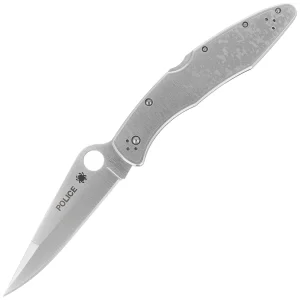 Nóż Spyderco Police Model Stainless Steel Plain (C07P)-1