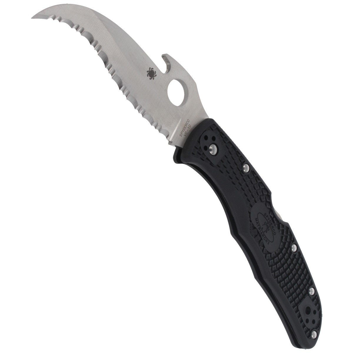 Nóż Spyderco Matriarch 2 FRN Black Emerson Opener Spyder (C12SBK2W) 4 Nóż Spyderco Matriarch 2 FRN Black Emerson Opener Spyder (C12SBK2W)-4