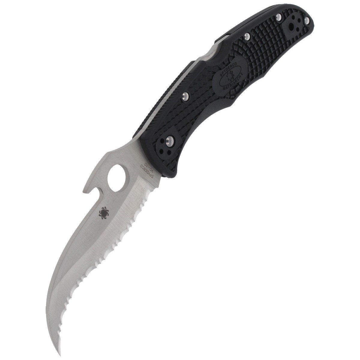 Nóż Spyderco Matriarch 2 FRN Black Emerson Opener Spyder (C12SBK2W) 5 Nóż Spyderco Matriarch 2 FRN Black Emerson Opener Spyder (C12SBK2W)-5