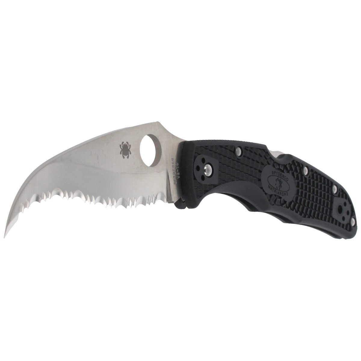 Nóż Spyderco Matriarch 2 FRN Black Spyder (C12SBK2) 2 Nóż Spyderco Matriarch 2 FRN Black Spyder (C12SBK2)-2