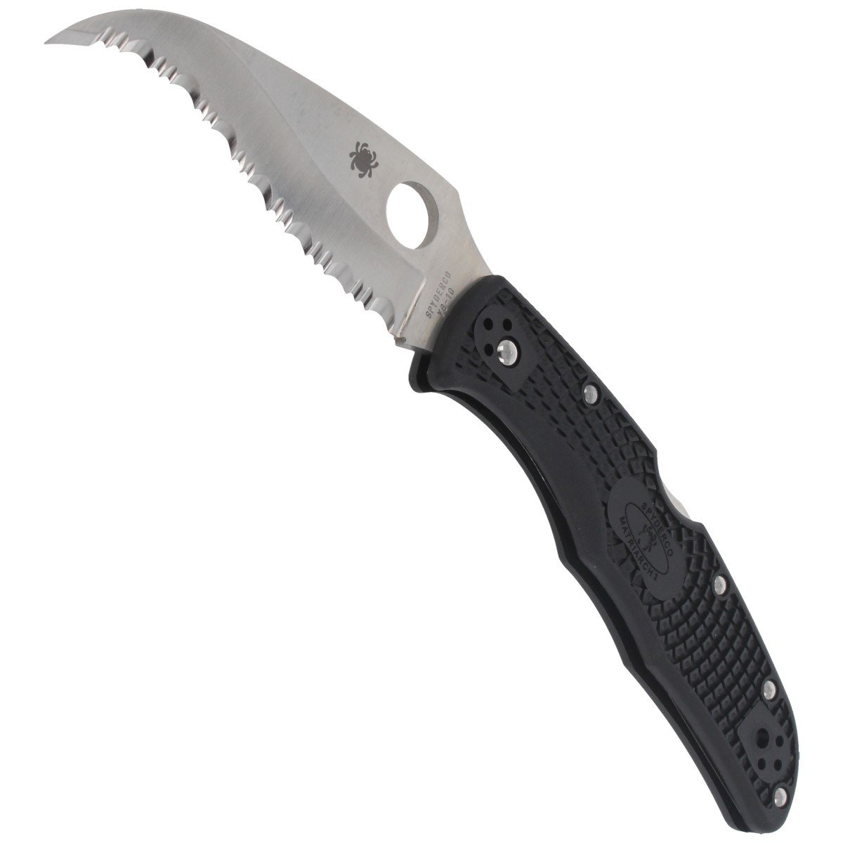 Nóż Spyderco Matriarch 2 FRN Black Spyder (C12SBK2) 4 Nóż Spyderco Matriarch 2 FRN Black Spyder (C12SBK2)-4