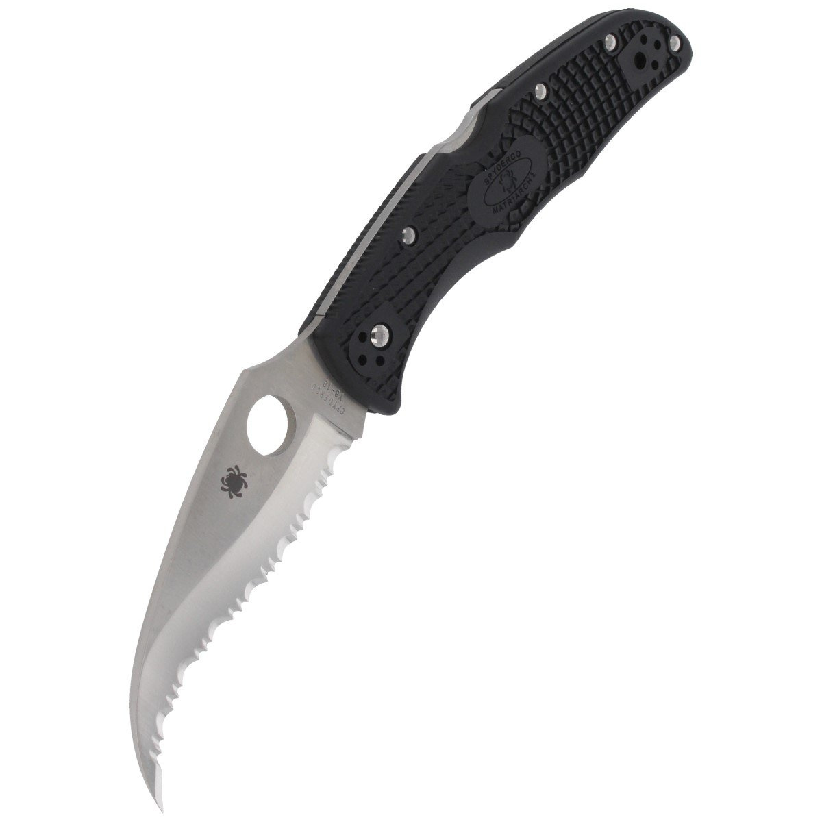 Nóż Spyderco Matriarch 2 FRN Black Spyder (C12SBK2) 5 Nóż Spyderco Matriarch 2 FRN Black Spyder (C12SBK2)-5
