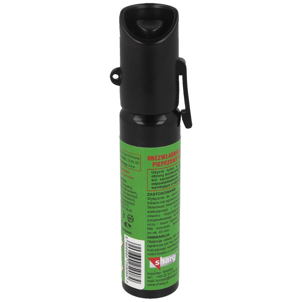 Gaz pieprzowy Sharg Defence Green Gel 2mln SHU 25ml Cone (10025-C) 3 jpg