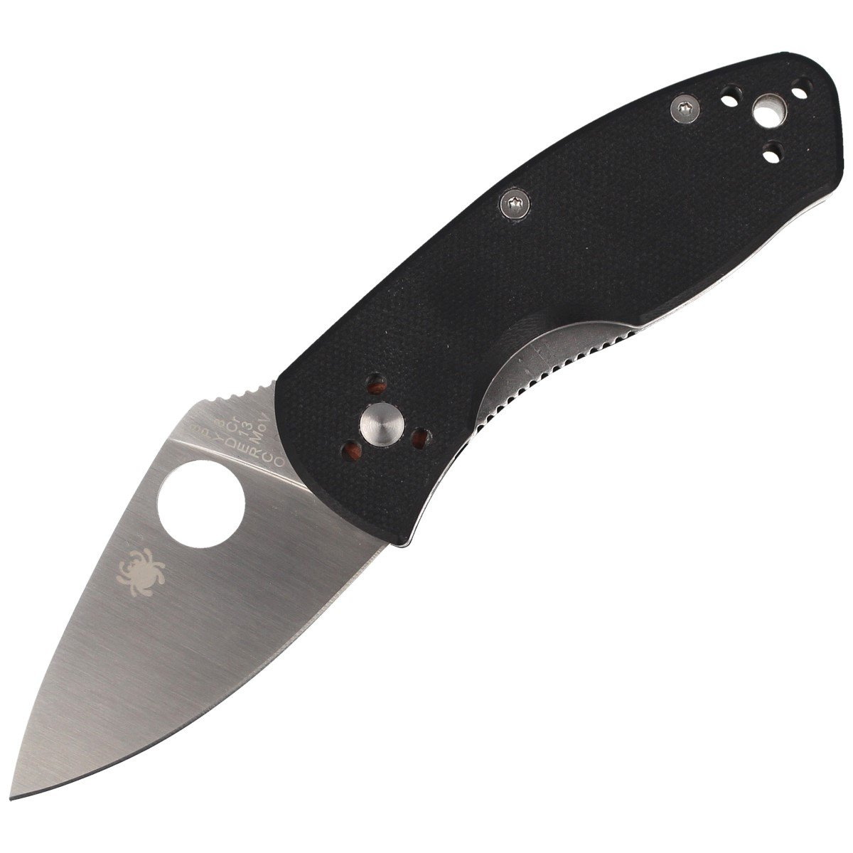 Nóż Spyderco Ambitious G-10 Black Plain (C148GP) 1 Nóż Spyderco Ambitious G-10 Black Plain (C148GP)-1