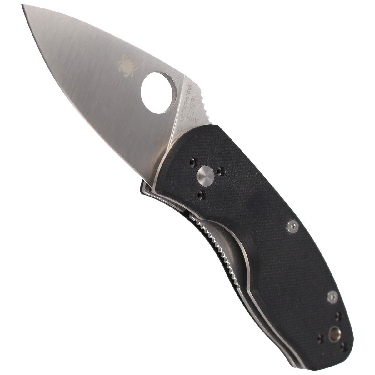 Nóż Spyderco Ambitious G-10 Black Plain (C148GP) 4 Nóż Spyderco Ambitious G-10 Black Plain (C148GP)-4