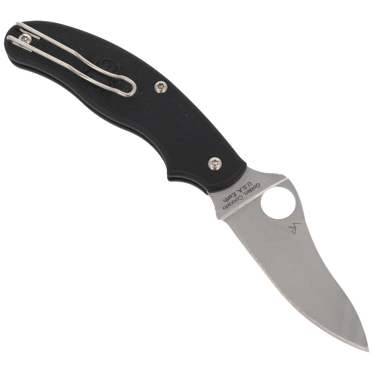 Nóż składany Spyderco UK Penknife Drop Point Black FRN, Satin CTS BD1N by Sal Glesser (C94PBK3) 3 Nóż składany Spyderco UK Penknife Drop Point Black FRN, Satin CTS BD1N by Sal Glesser (C94PBK3)-3