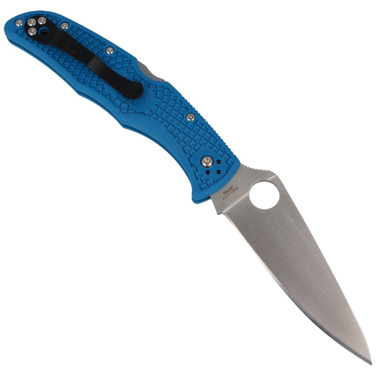 Nóż Spyderco Endura 4 FRN Blue Flat Ground Plain (C10FPBL) 3 Nóż Spyderco Endura 4 FRN Blue Flat Ground Plain (C10FPBL)-3