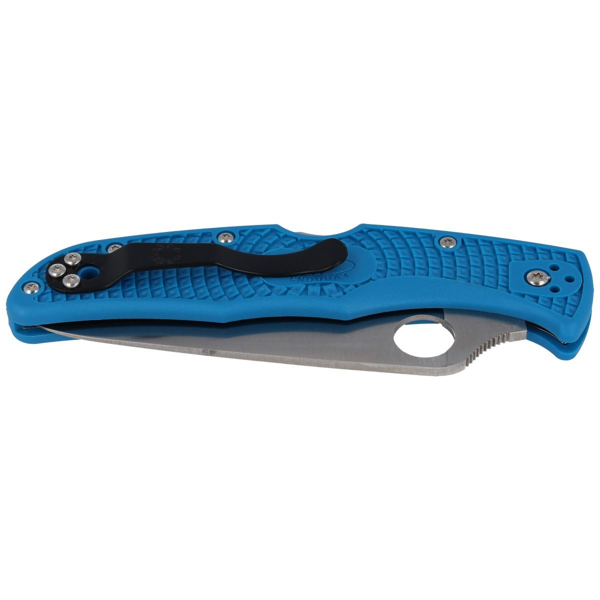 Nóż Spyderco Endura 4 FRN Blue Flat Ground Plain (C10FPBL) 6 Nóż Spyderco Endura 4 FRN Blue Flat Ground Plain (C10FPBL)-6