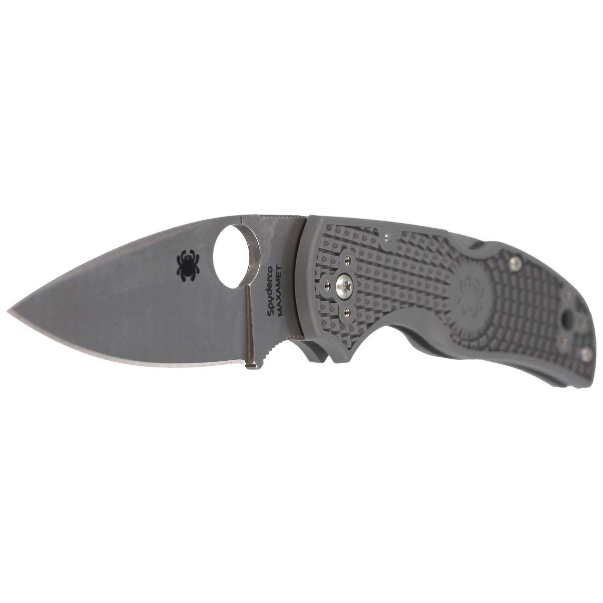 Nóż składany Spyderco Native 5 Lightweight Gray FRN, Satin Maxamet by Sal Glesser (C41PGY5) 2 Nóż składany Spyderco Native 5 Lightweight Gray FRN, Satin Maxamet by Sal Glesser (C41PGY5)-2