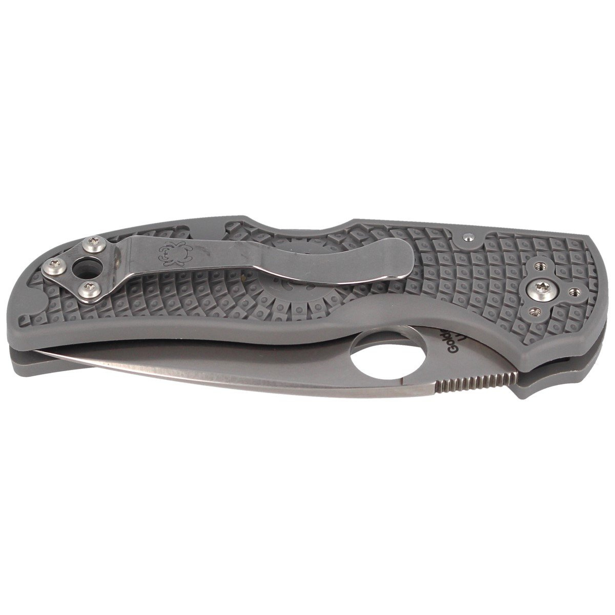 Nóż składany Spyderco Native 5 Lightweight Gray FRN, Satin Maxamet by Sal Glesser (C41PGY5) 6 Nóż składany Spyderco Native 5 Lightweight Gray FRN, Satin Maxamet by Sal Glesser (C41PGY5)-6