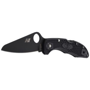 Nóż składany Spyderco Salt 2 FRN Black, Black Blade Plain H2 (C88PBBK2)-1