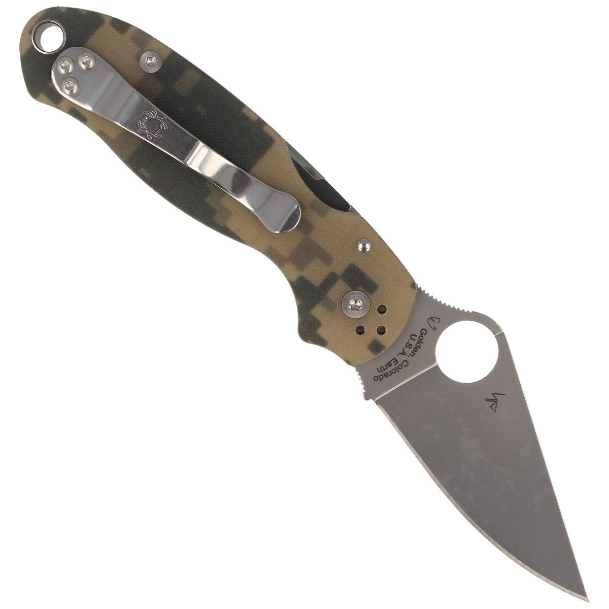 Nóż składany Spyderco Para 3 G-10 Digital Camo Plain (C223GPCMO) 3 Nóż składany Spyderco Para 3 G-10 Digital Camo Plain (C223GPCMO)-3