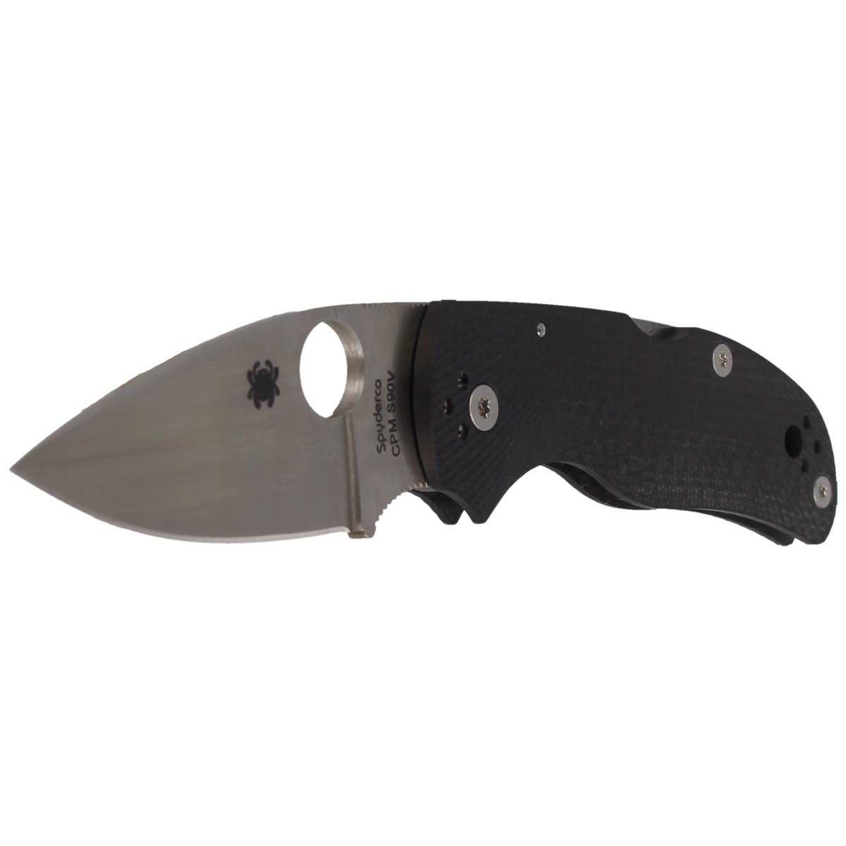 Nóż składany Spyderco Native 5 Fluted Carbon Fiber, Satin CPM S90V by Sal Glesser (C41CFFP5) 2 Nóż składany Spyderco Native 5 Fluted Carbon Fiber, Satin CPM S90V by Sal Glesser (C41CFFP5)-2