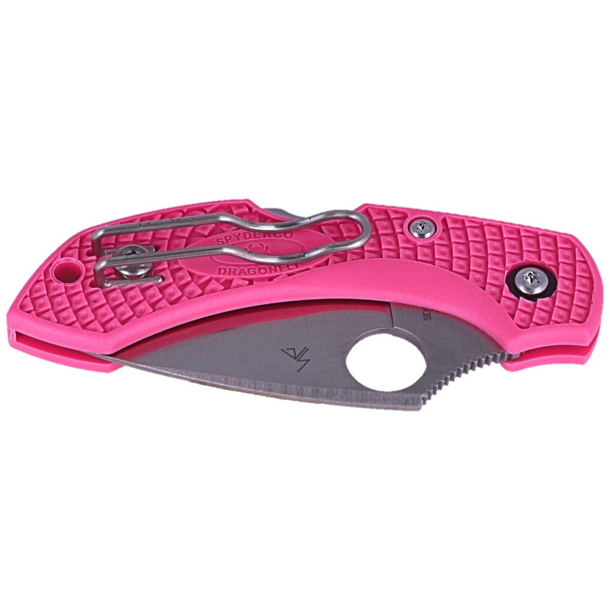 Nóż składany Spyderco Dragonfly 2 FRN Pink, CPM S30V Plain (C28FPPNS30V2) 2 Nóż składany Spyderco Dragonfly 2 FRN Pink, CPM S30V Plain (C28FPPNS30V2)-2