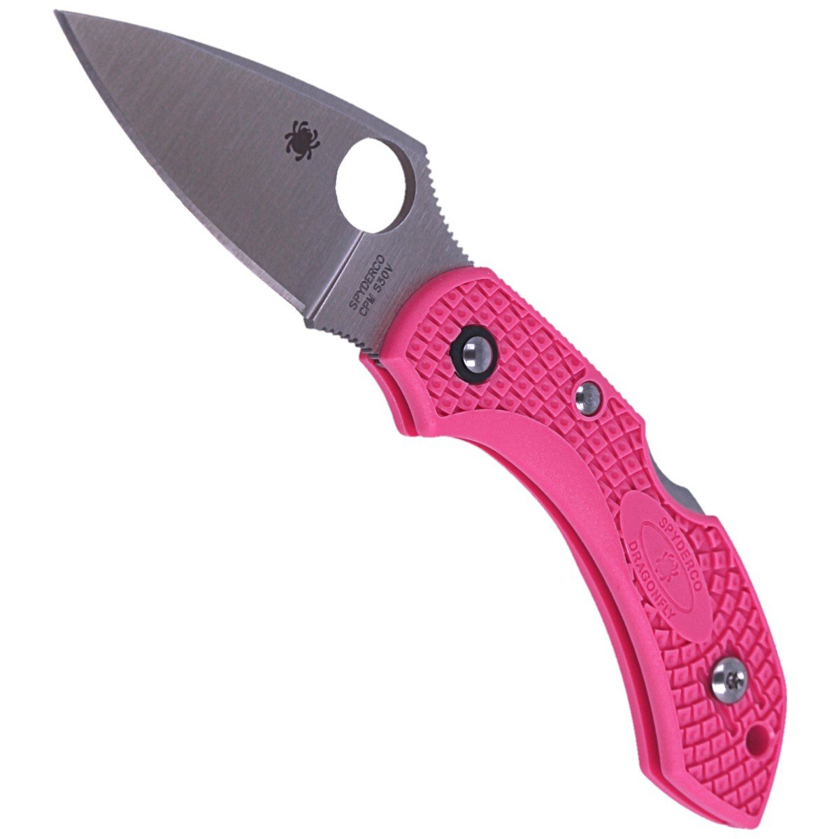 Nóż składany Spyderco Dragonfly 2 FRN Pink, CPM S30V Plain (C28FPPNS30V2) 4 Nóż składany Spyderco Dragonfly 2 FRN Pink, CPM S30V Plain (C28FPPNS30V2)-4